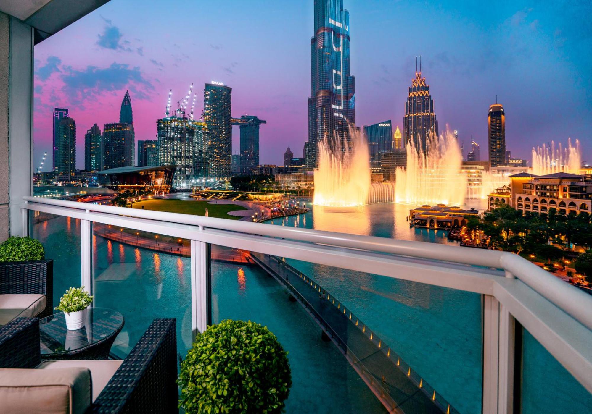 Elite Royal Apartment - Full Burj Khalifa & Fountain View - Opal - 2 Bedrooms Plus 1 Open Bedroom Without Partition Dubai Eksteriør bilde